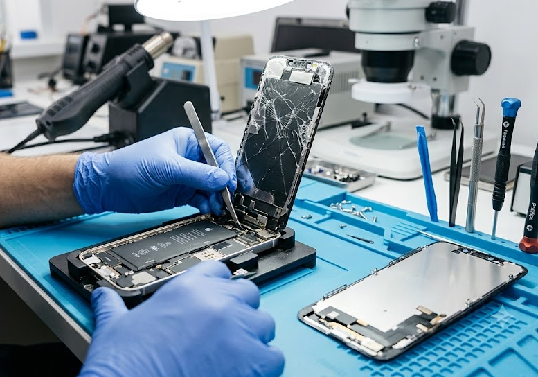iPhone screen repair and replacement service in Al Barsha Dubai